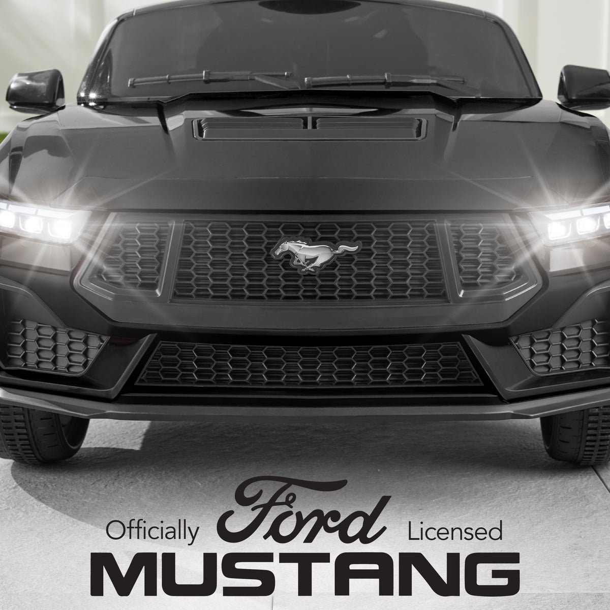 Best Choice Products Kids 12V Electric Ride-On Car Officially Licensed Ford Mustang w/ Remote, LED Lights - Red