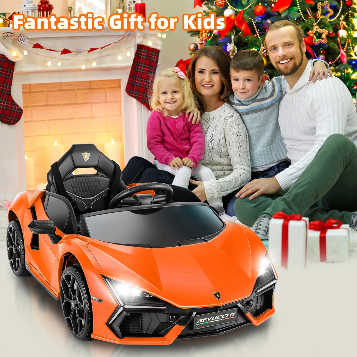 Funcid 24 Volt Ride on Toys, 2-Seater Ride on Cars with Remote Control, 400W Electric Car, Ride on UTV w/ Bluetooth, MP3, Seat Belts, Volume Adjustment, Suspension, Pink