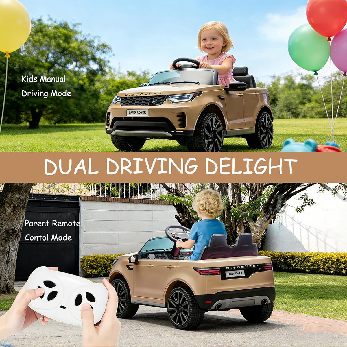 12V 4.5Ah 2-Seater Electric Ride-On Car with Parent Remote Control, Soft Start, 3 Speeds, LED Lights, Music and Safety Belt,White
