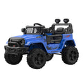 12V Kids Electric Ride-On Truck – Parental Remote Control, Seasonal Suspension, LED Lights, Wireless Connection, 2 Speeds, Standard Test Method Certified, Off-Road Toy Car