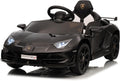 12V Licensed Sports Car Ride On Vehicle with Remote Control, Electric Ride On Car with Bluetooth, Hydraulic Swing Doors, LED Lights, Dual 25W Motors, USB/AUX/TF Audio