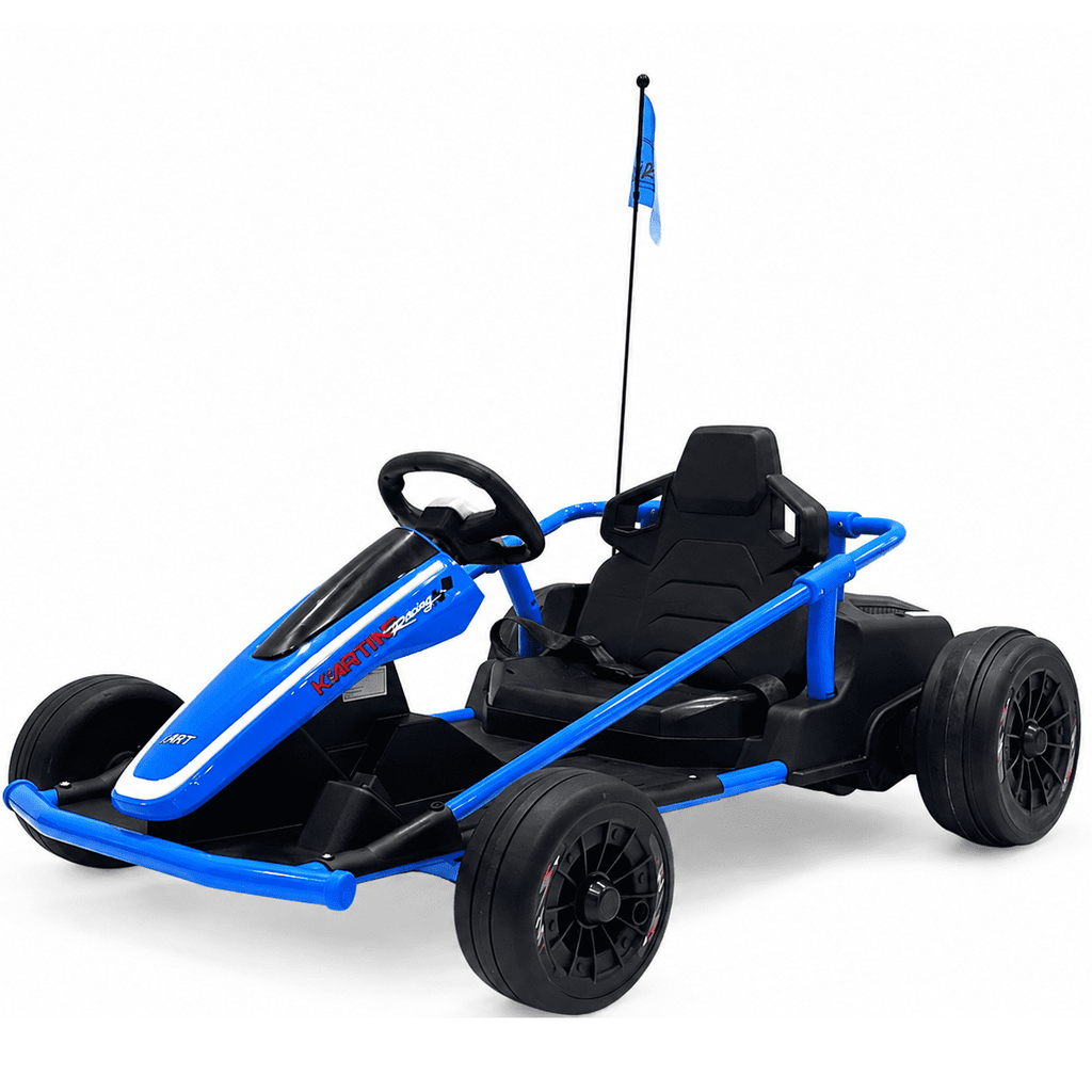 Sunnyfree 24 Volt Ride on Toys for Kids, 14Ah Electric Go Kart with Remote Control, 5–10 MPH, Drift Function, 2×200W Motors, Bluetooth Music, LED Lights, Seat Belt, Pink
