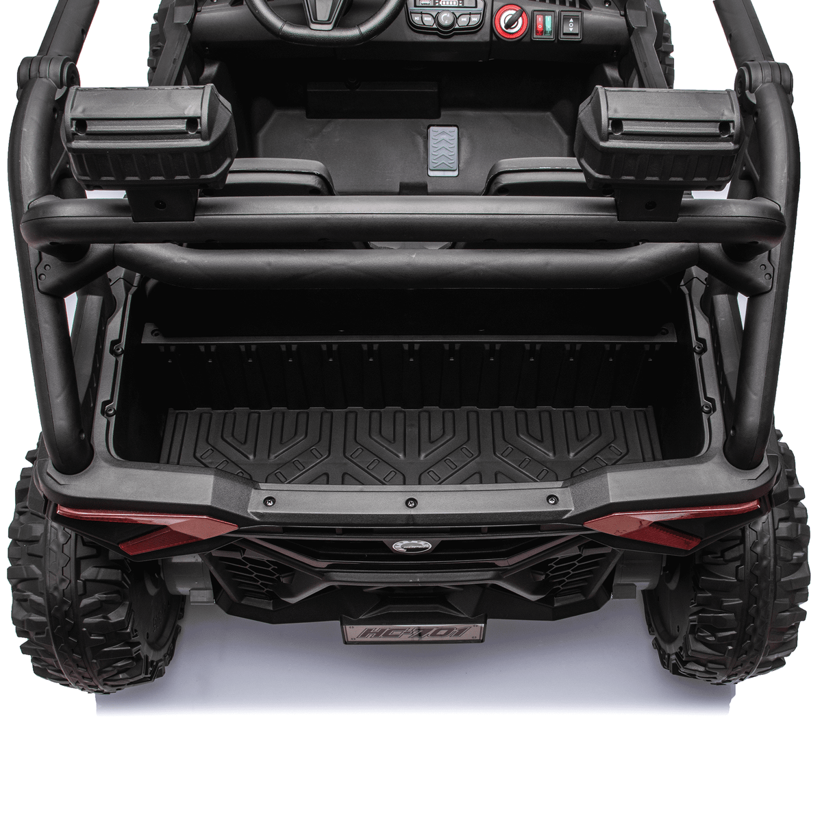Sunnyfree 24 Volt Ride on Toys for Kids, 4WD 2 Seater Electric UTV Ride on Car with 800W Powerful Motors, Remote Control, Power Car Wheels, Four-Wheel Suspension, Bluetooth Music, LED Lights, Black