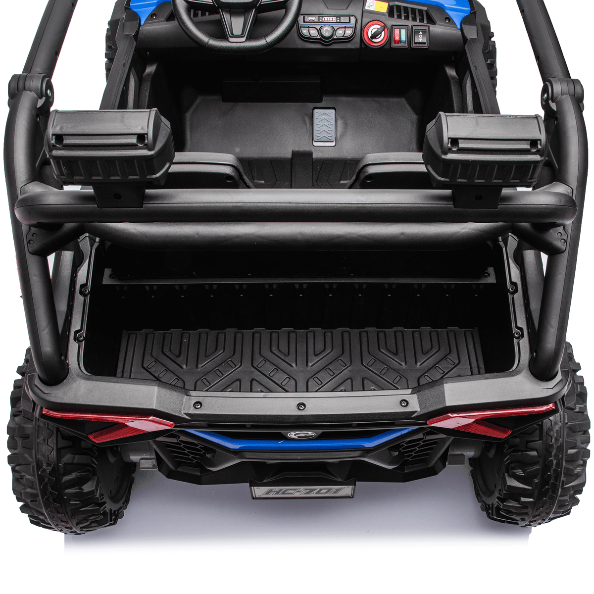 Sunnyfree 24 Volt Ride on Toys for Kids, 4WD 2 Seater Electric UTV Ride on Car with 800W Powerful Motors, Remote Control, Power Car Wheels, Four-Wheel Suspension, Bluetooth Music, LED Lights, Black