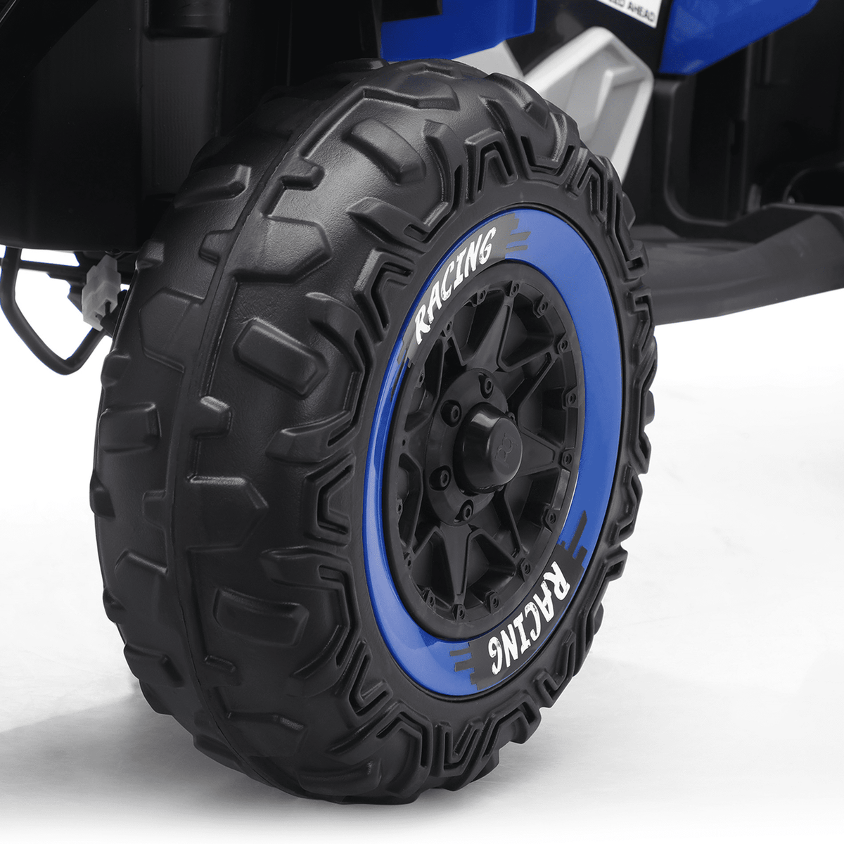 Funride 24 Volt Ride on Toys with Remote Control, Oversized ATV for Kids, 2-Seater 4 Wheeler for Toddlers, Power Car Wheels with Music, Bluetooth, Headlights, EVA Tires, Pink