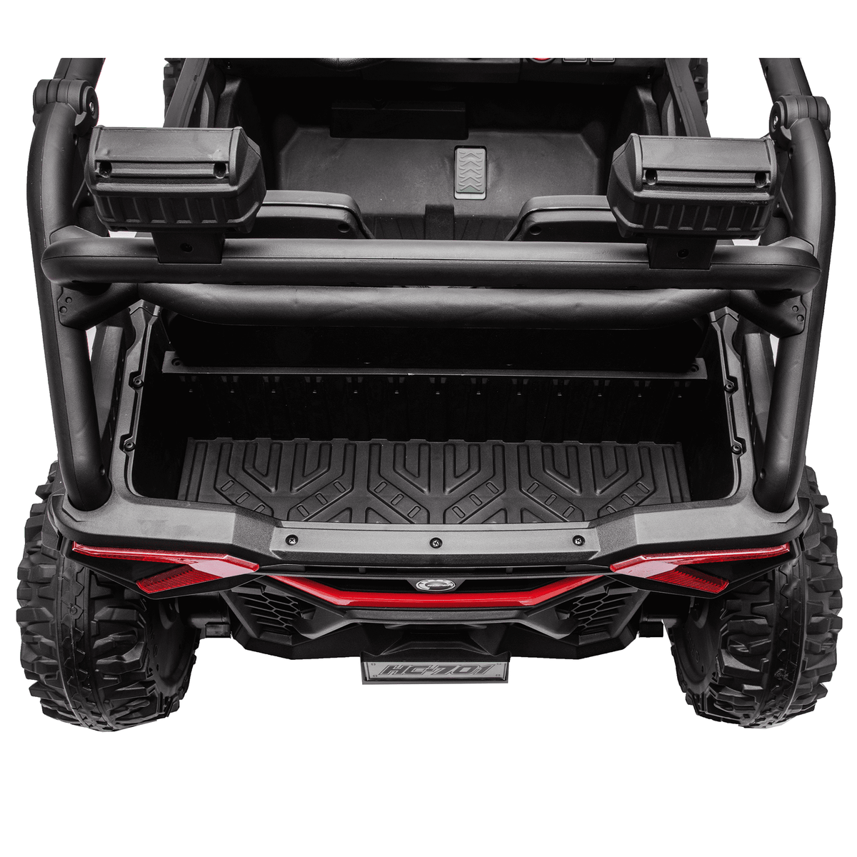 Sunnyfree 24 Volt Ride on Toys for Kids, 4WD 2 Seater Electric UTV Ride on Car with 800W Powerful Motors, Remote Control, Power Car Wheels, Four-Wheel Suspension, Bluetooth Music, LED Lights, Black