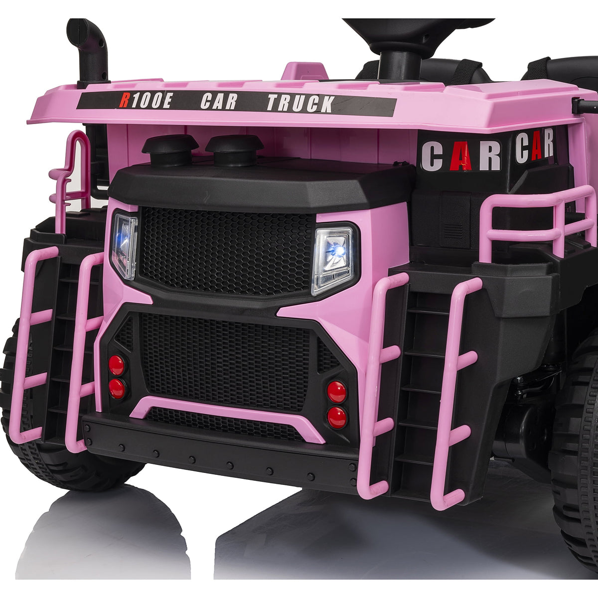 Funride 24V Ride on Toys 2 Seater Ride on Dump Truck w/ Remote Control w/ Dump Bed, 3 Speeds, Shovel, Bluetooth/Music, Big Kids, Yellow