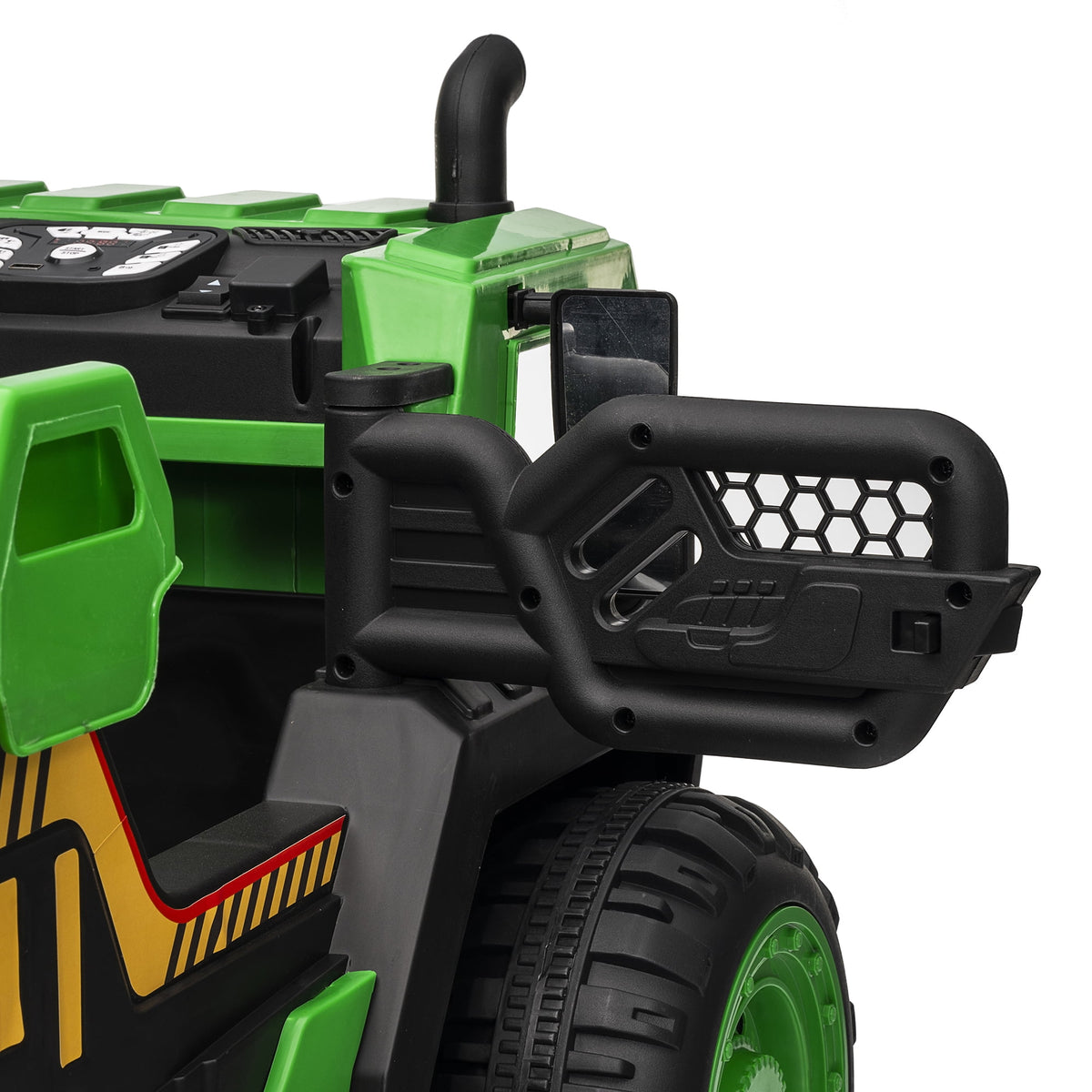 Funride 24V Ride on Toys 2 Seater Ride on Dump Truck w/ Remote Control w/ Dump Bed, 3 Speeds, Shovel, Bluetooth/Music, Big Kids, Yellow