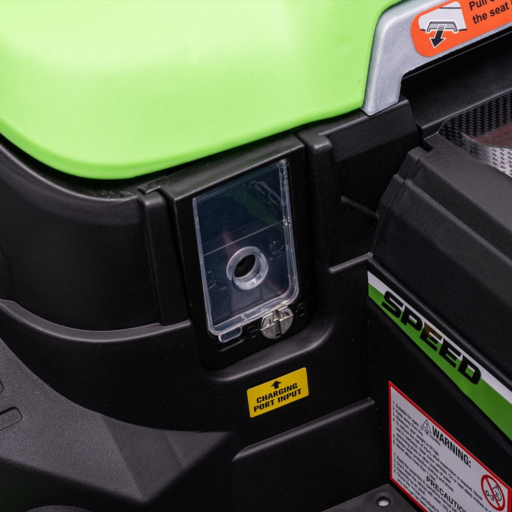 VIBESPARK 36V Ride on Toys for Big Kids Ages 6-12, 600W Ride on Cars up to 5.9 mph, Powerful 4 Wheeler Quad, Ride on ATV W/ Adjustable Seat, Ball-bearing Design, Power Display, Light Control, Green