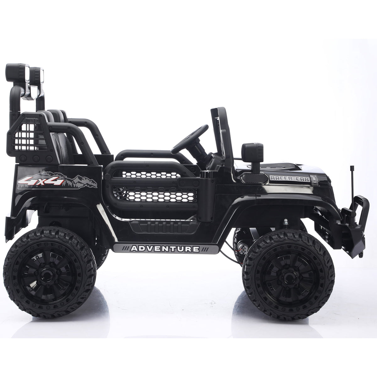 Funride 24V 2 Seater Ride On Toys with Remote Control, Kids Ride on Truck Car 800W Moter Power 4-Wheeler Suspension, 3 Speeds, Bluetooth Music, Pink