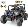 Funcid 24V Ride on Toys 4WD Ride on Cars with Remote Control, 2 XL Seater Electric Car for Kids, Power Car Wheels, UTV w/ 4*200W Motor, Bluetooth, Music, Lights, 3 Speeds, Black