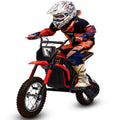 TROPOW 24 Volt Ride On Toys for Boys,Electric Dirt Bike for Kids - 350W Ride On Motorcycle, Ages 5+, Up to 14.29 MPH, 2-Speed Modes, Max Weight 135 Lbs, Red