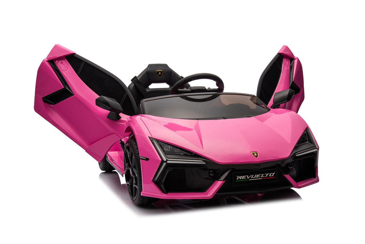 Towallmark 12V Ride On Car for Kids, Licensed Lamborghini Revuelto Electric Vehicle, Battery Powered Sports Car Toy for Boys & Girls,Kids Christmas Gifts