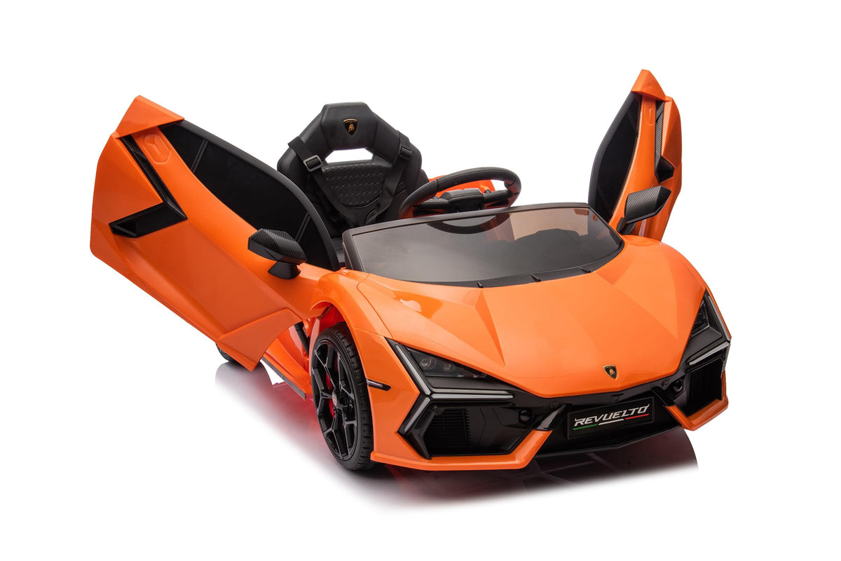 Towallmark 12V Ride On Car for Kids, Licensed Lamborghini Revuelto Electric Vehicle, Battery Powered Sports Car Toy for Boys & Girls,Kids Christmas Gifts