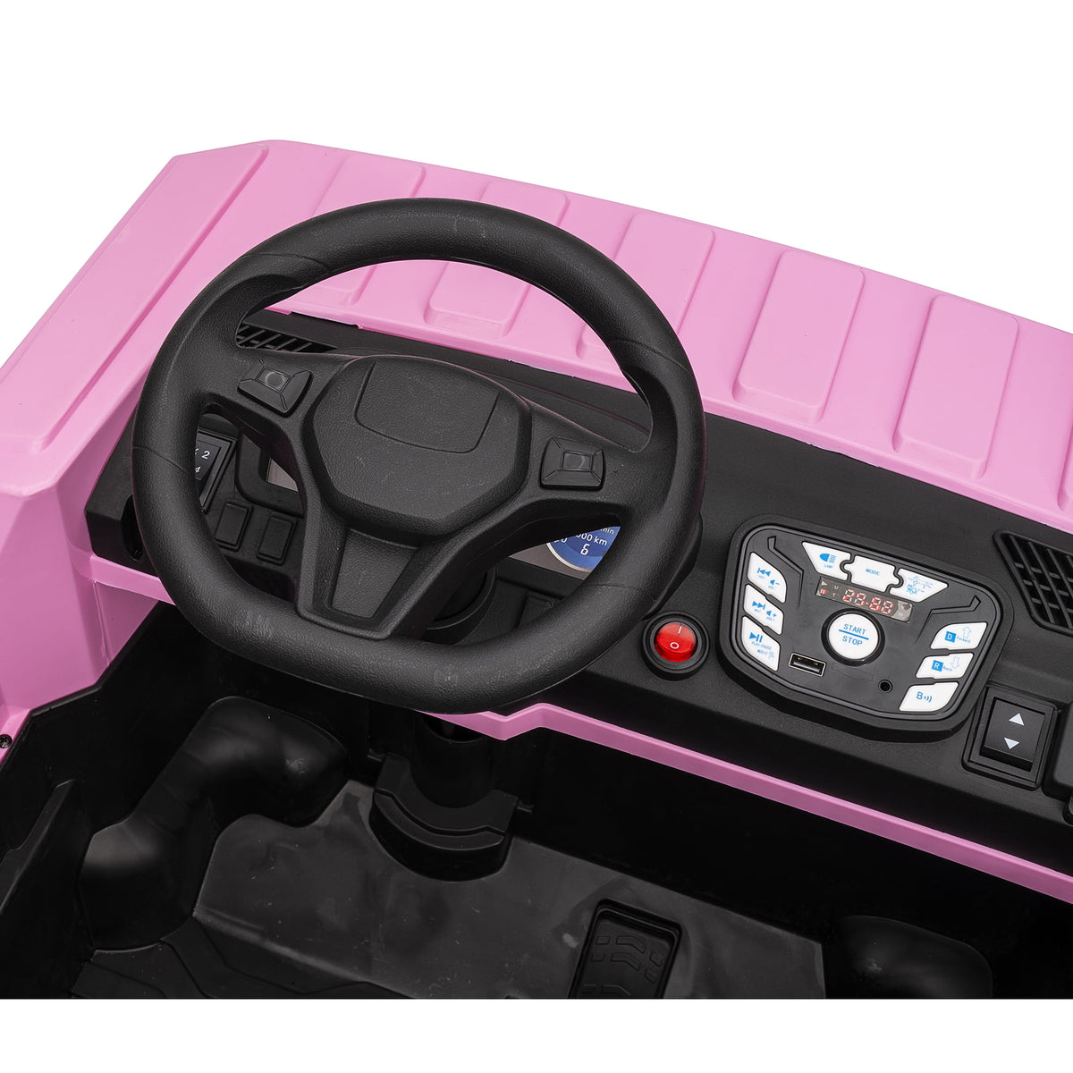 Funride 24V Ride on Toys 2 Seater Ride on Dump Truck w/ Remote Control w/ Dump Bed, 3 Speeds, Shovel, Bluetooth/Music, Big Kids, Yellow