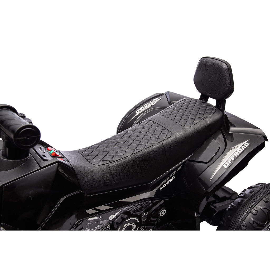 24V 2 Seater 4WD Ride on Toys ATV for Kids 4*200W 4-Wheeler Quad w/ MP3 LED Lights Music, Green