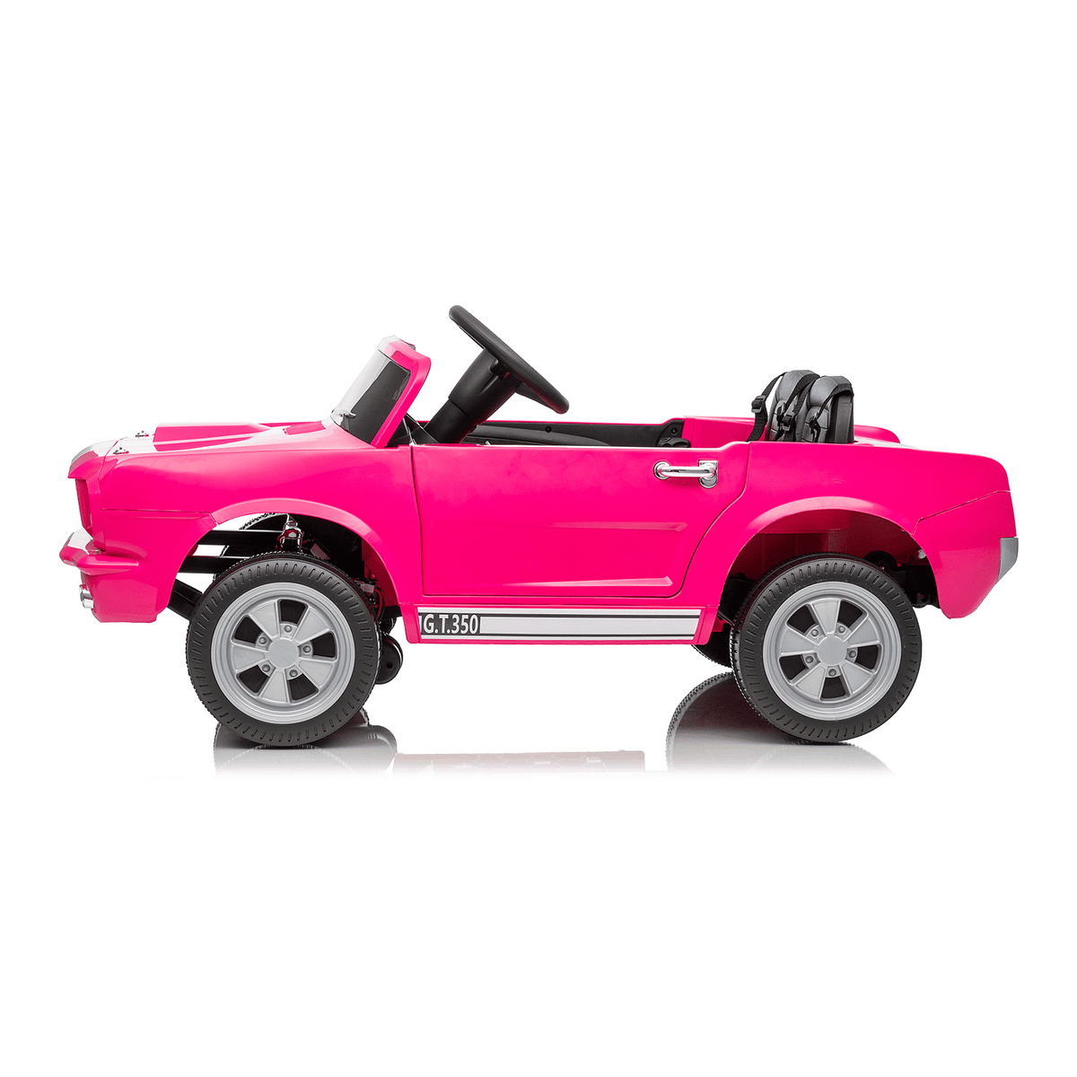 Zukpow 24V Ride Ons for Kids, 2 Seater Electric Car with Remote Control, 4x200W Motors, Power Car Wheels Ride on Toys UTV with Bluetooth Music, USB, Slow Start, LED Lights, Rear Storage Box, Black