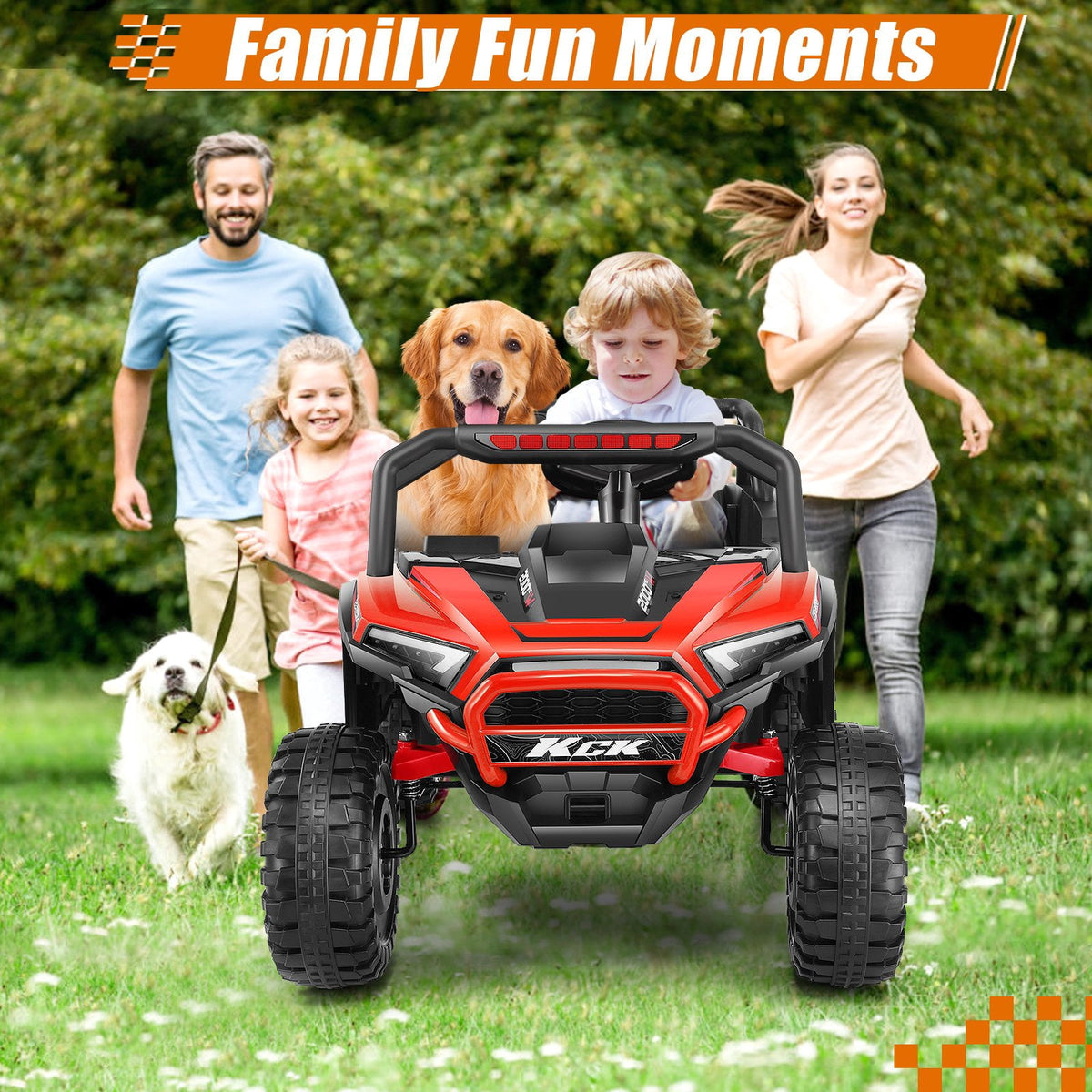 VIBESPARK 24 Volt Ride on Toys, 400W Electric Car for Kids, 2-Seater Ride on Cars w/ Battery Display, Spring Suspension, Bluetooth, LED Lights, Storage Box, Light Switch, Pink