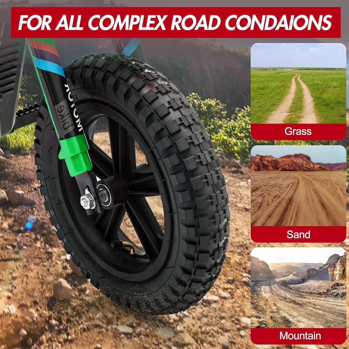 24V Electric Dirt Bike, 350W Ride-On Motorcycle with Rear Suspension, Twist-Grip Throttle, 12-Inch Rubber Tires, 13.67 MPH, 132 Lbs