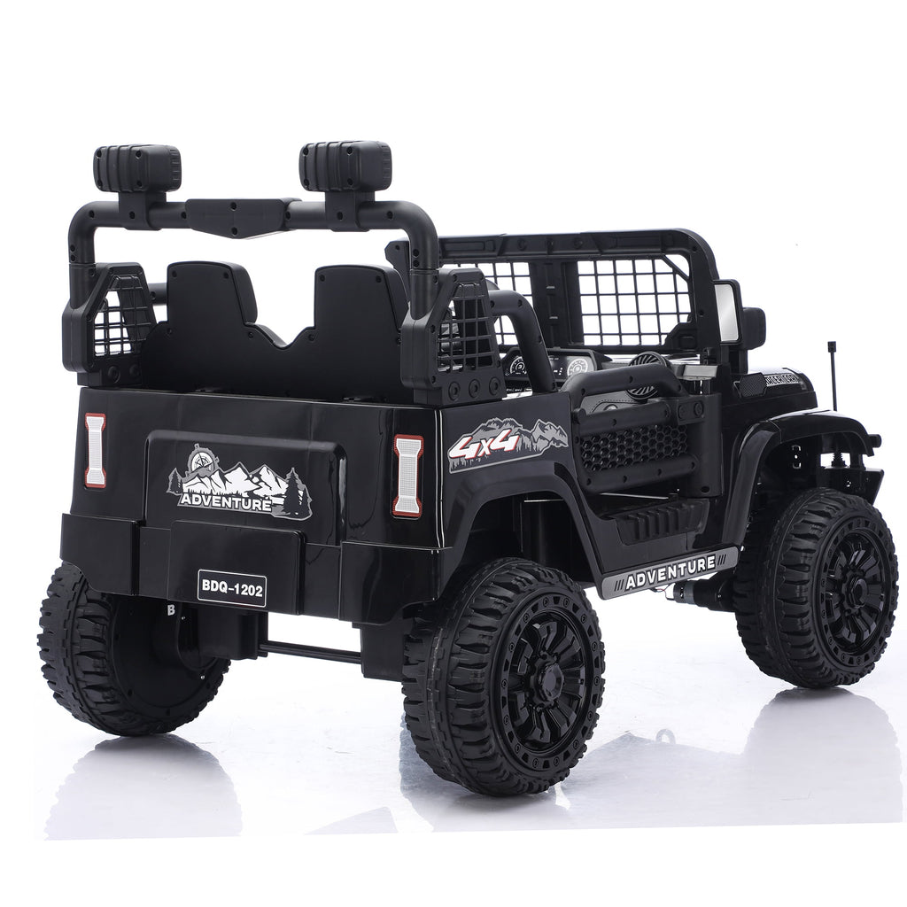 Funride 24V 2 Seater Ride On Toys with Remote Control, Kids Ride on Truck Car 800W Moter Power 4-Wheeler Suspension, 3 Speeds, Bluetooth Music, Pink