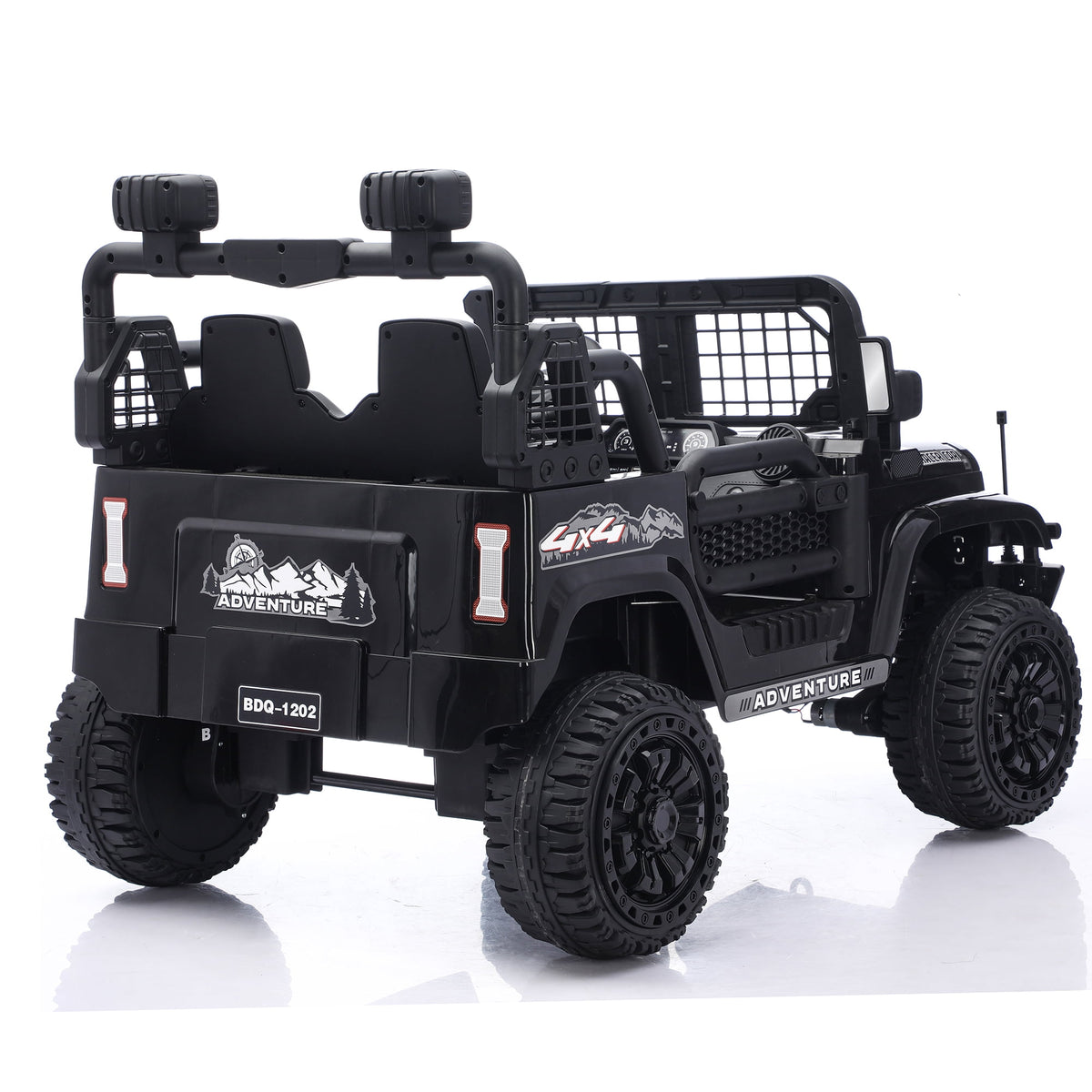 Funride 24V 2 Seater Ride On Toys with Remote Control, Kids Ride on Truck Car 800W Moter Power 4-Wheeler Suspension, 3 Speeds, Bluetooth Music, Pink